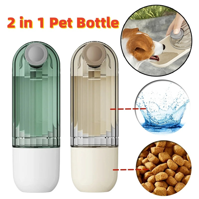 2 in 1 Pet Water Cup | Dog Walking Supplies