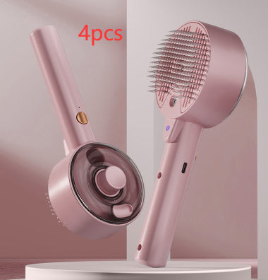 Self-Cleaning Animal Hair Remover Brush