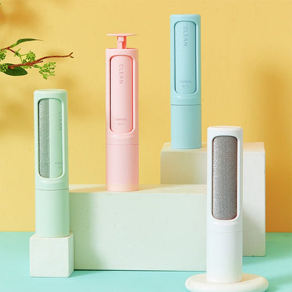 2-in-1 Pet Hair Remover Brush – Self-Cleaning Lint Roller for Pets
