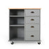 Kitchen Trolley with 2 Drawers and 1 Cabinet Door