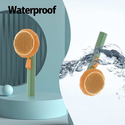 Pet Pumpkin Brush | Self-Cleaning Slicker Tool