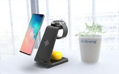 3 in 1 Wireless Charging Station | Fast Charger