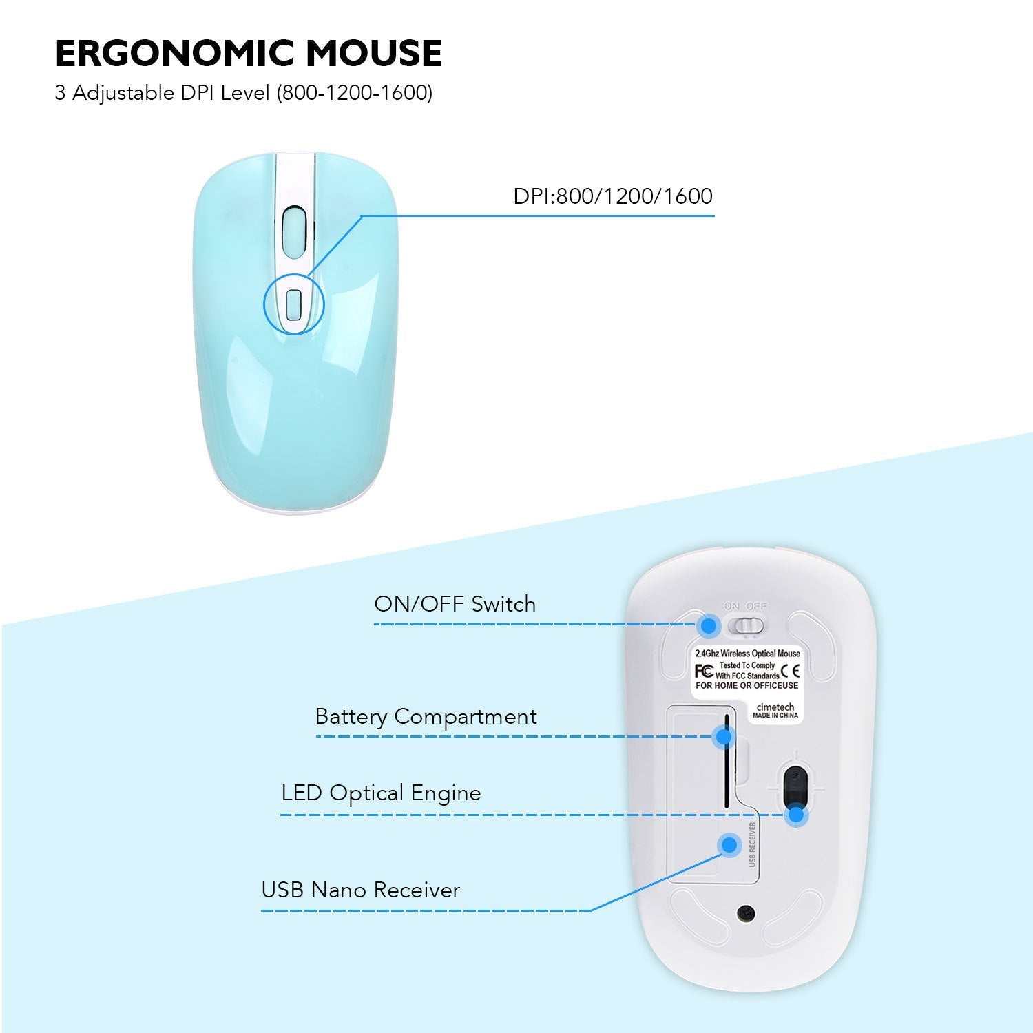 2.4G Wireless Keyboard Mouse Set | Laptop Accessories