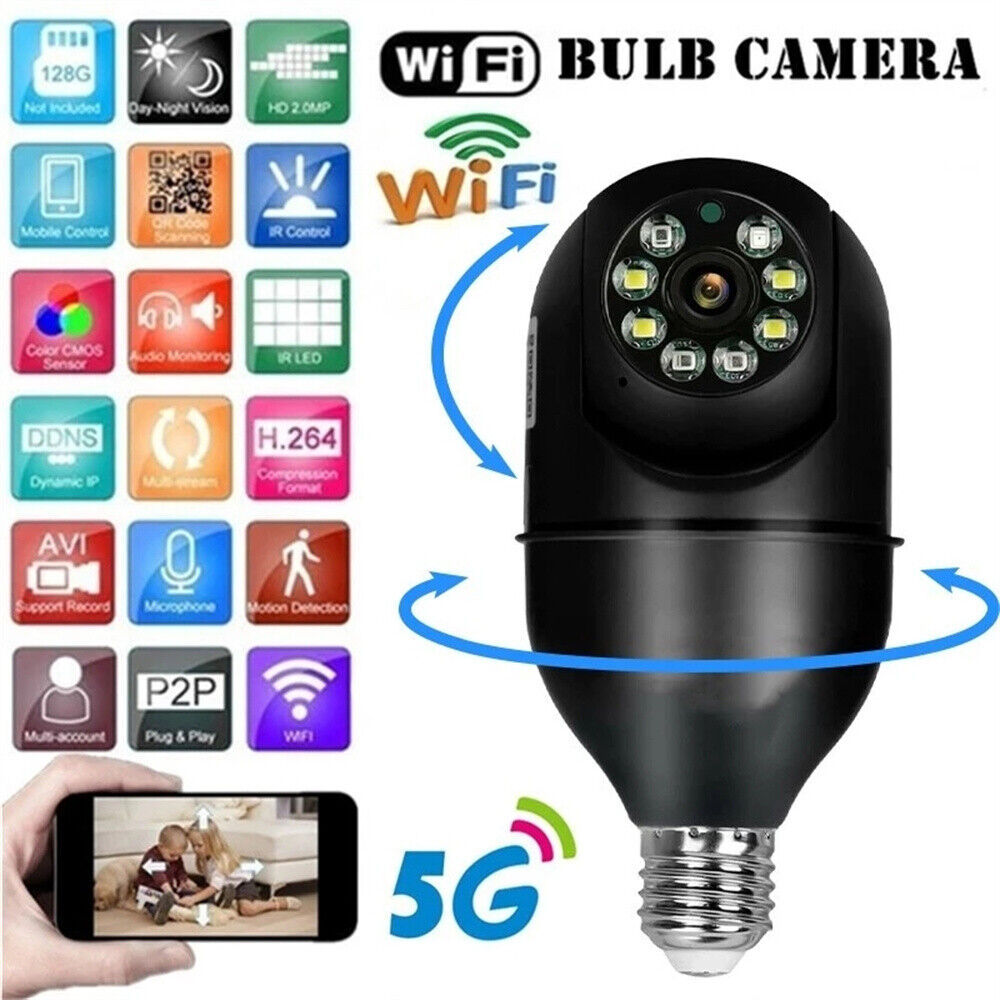 E27 Light Bulb Camera