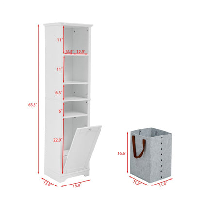 64 Inch Bathroom Storage Cabinet