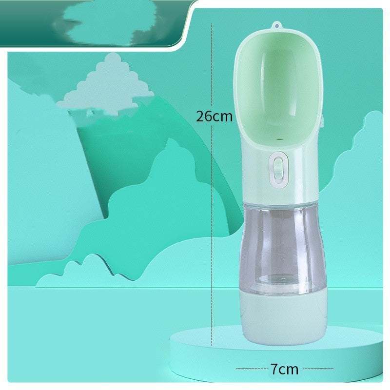 Portable Dog Water Bottle | Travel Feeder Bowl