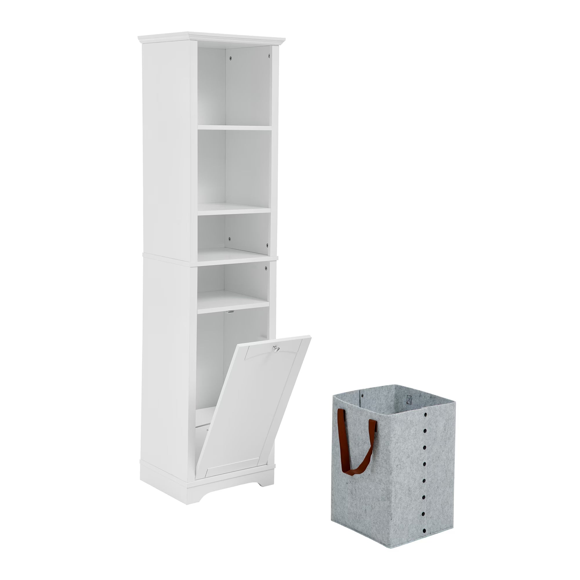 64 Inch Bathroom Storage Cabinet